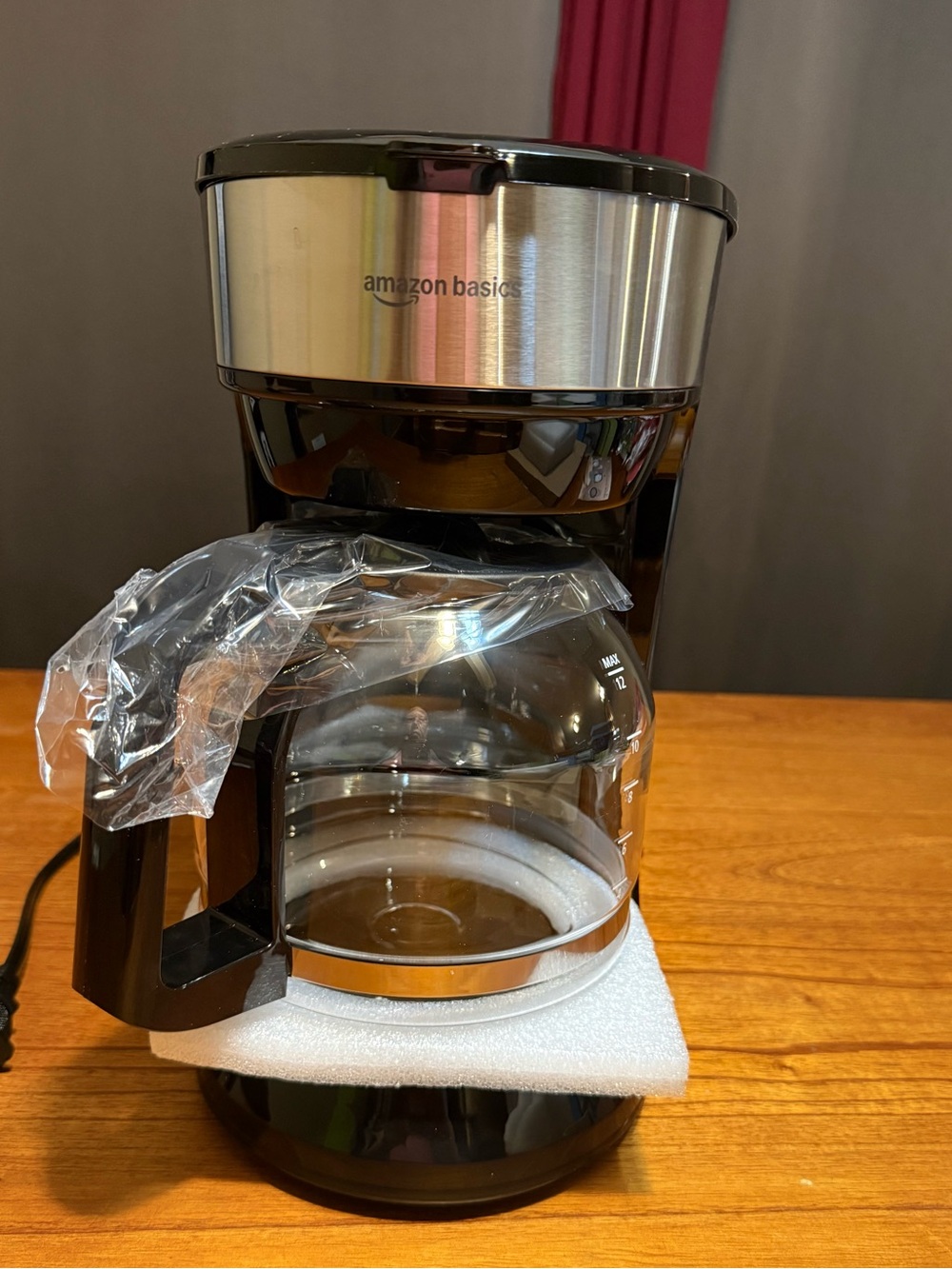 Black Stainless Steel Coffee Maker